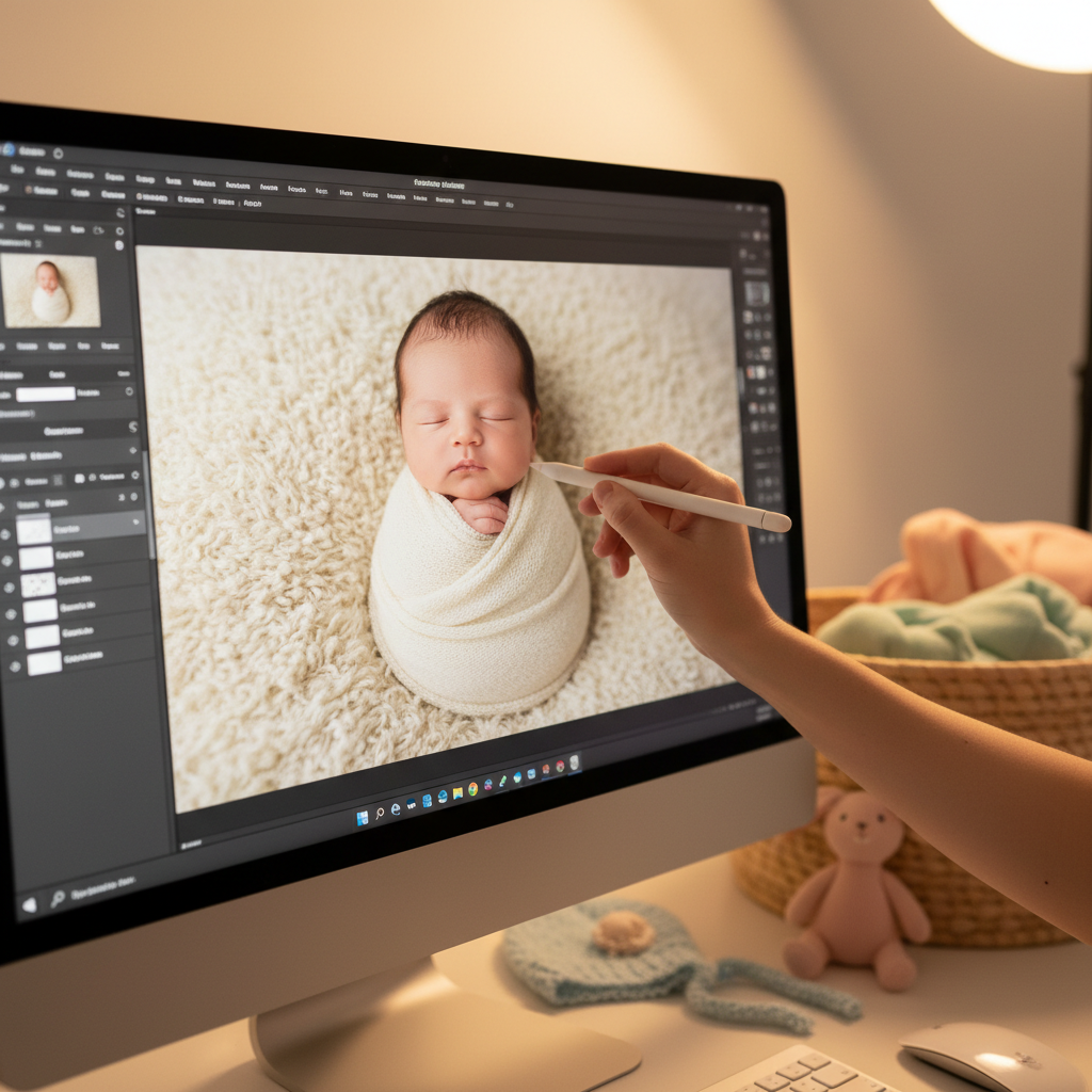 Newborn Photo Editing: Mastering Complex Workflows